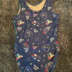 Plum Practicewear, AM, “Beam Diva” leotard